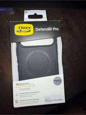OtterBox Defender Pro Case for iPhone 17 Pro Max - Black